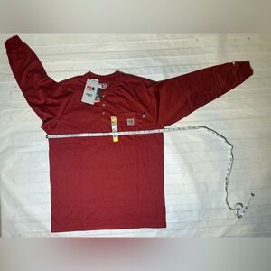 Carhartt Men's Red Long Sleeve Shirt